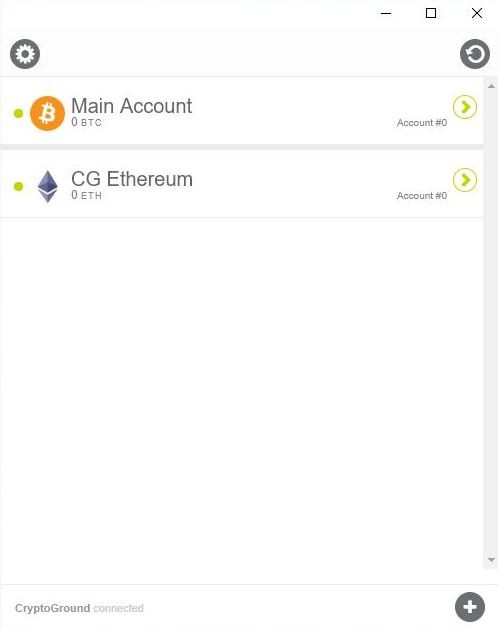 Keepkey wallet account list